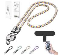 C to C 240W Charging Cable with Wearable Bracelet Design, 5A Fast Charging Cable with Wrist Strap Lanyard, 47/11.8In 240w Fast Charging USB C to USB C Cables, for Tablet, Phone (Multicolor,47in)
