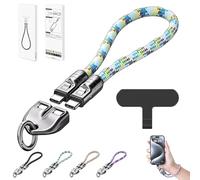 C to C 240W Charging Cable with Wearable Bracelet Design, 5A Fast Charging Cable with Wrist Strap Lanyard, 47/11.8In 240w Fast Charging USB C to USB C Cables, for Tablet, Phone (Green,11.8in)