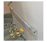 C - Tubo per irrigazione in acrilico con staffe argentate, lunghezza 0,5-7 m, ideale per giardino e coltura idroponica, confezione da 1-5 (4,7 m), soluzione flessibile e di lunga durata