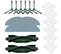 C-U Accessori per iRobot Roomba Combo Essential Y0112 Y0110 Y011240 Y01040 Ricambi per aspirapolvere Robot, 2 Spazzole Principali + 6 Filtri + 4 Panno Pulizia + 6 Spazzole laterali
