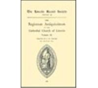 C W Foster Registrum Antiquissimum of the Cathedral Church of (Copertina rigida)