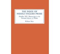 C. William Marx The Index of Middle English Prose (Copertina rigida)