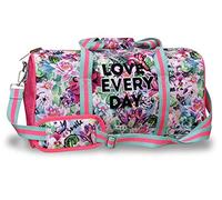 C Y P - Borsone Sportivo per Ragazzi, Motivo Floreale, Multicolore (BM-32-CH