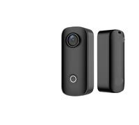 C100 Plus Action Camera 4K 30M Impermeabile 2.4G WiFi Sport action cam casco da bicicletta moto(C100 Plus Black)