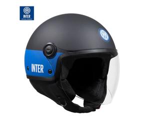 C1000INTN4 - CASCO JET EL'JETTIN 6.0 NERO OPACO INTER TAGLIA M OMOLOGAZIONE ECE