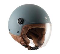 Tucano Urbano casco jet El'Jettin 6.0 Blu Petrolio Opaco L