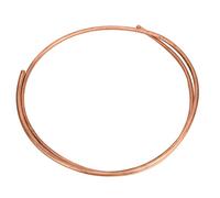 C1100 T2 Copper Refrigeration Tubing | 9.5mm OD 7.9mm ID Soft Coil Pipe for Conditioner/Refrigerator/Freezer | 2m Length, 0.8mm Wall Thickness, Oxidation Protected