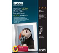 Epson Glossy Photo Paper C13S042155, 255 g/m2, A4, 15pz, lucido, bianco, carta fotografica