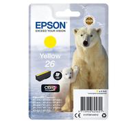 C13T26144012 Epson Polar bear Inchiostro giallo singolo Claria Premium Orso bian