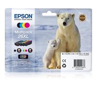 C13T26364010 8715946519883 Epson 26 XL Multipack nero / ciano / magenta / giallo