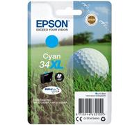 Epson 34 Serie Pallina da Golf, Cartuccia originale getto d'inchiostro DURABrite Ultra, Formato XL, Ciano