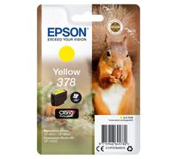 C13T37844010 Epson Squirrel Singlepack Yellow 378 Claria Photo HD Ink