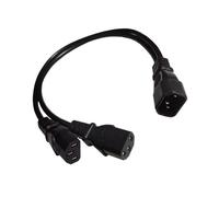 C14 a 2x C13 Splitter Maschio a Femmina Splitter Cavo Adattatore Cavo IEC320 Spina Maschio A Femmina Adattatore Presa Elettrica