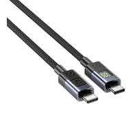 C14158ABK01-2M UNITEK Cavo USB-C/USB-C 2.0m con display