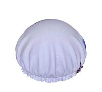 C1591 Hermosas mariposas Flor Multi funcional Doble capa Impermeable Gorro de baño Reutilizable Impermeable Salón de belleza Spa Gorro de baño para mujeres