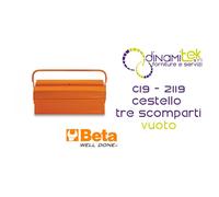 C19 - 2119 CESTELLO ESTENDIBILE A TRE SCOMPARTI IN LAMIERA VUOTO BETA