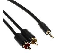 C19024BK01 UNITEK Cavo 2x RCA/Jack TRS 3.5 mm 10 m