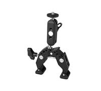 C1FD Adattatore per Morsetto per Fotocamera con Testa A Due Sfere Rotanti, Attacco A Slitta Fredda, Adatto per Fotocamere D'Azione e Smartphone