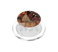 c2-treat Halloween Fall Black Ghost PopSockets PopGrip per MagSafe