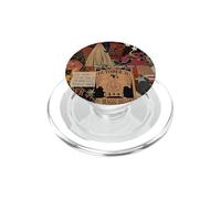 c2-treat Halloween Fall Black Ghost PopSockets PopGrip per MagSafe