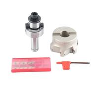C20 FMB27 Collet Chuck Holder | BAP400R - 80-27 - 6 Flute Cutter with APMT1604 Milling Inserts | Right - Angle Milling Tool for Metal Processing/CNC Machines (REXVTNScsM-11)