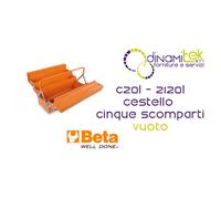 C20L - 2120L CESTELLO ESTENDIBILE A CINQUE SCOMPARTI IN LAMIERA VUOTO BETA