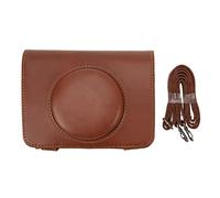 C210R Camera Case | PU Leather Guard Bag with Adjustable Strap | Scratch & Soil Deflect Cover | Classic Retro Design for Digital Cameras