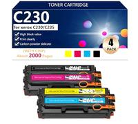 C230 Cartuccia Toner ad alta Capacità - 006R04391 006R04392 006R04393 006R04394 Compatibile con Cartuccia d'inchiostro per Xerox Black Yellow Cyan Magenta per C230 C235 Stampante,1 set