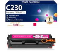 C230 Cartuccia Toner ad alta Capacità - Cartuccia Toner Compatibile 006R04391 006R04392 006R04393 006R04394 con Chip per Xerox C230 C235 Stampanti, Alta Capacità 4000 Pagine,Magenta