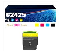 C231HK0 C231HC0 C231HM0 C231HY0 Cartuccia toner compatibile per Lexmark C2325 C2425 C2535 MC2325 MC2425 MC2535 MC2640 C2325dw C2425dw C2535dw MC2325adw,Y