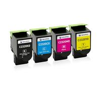 C2320K0 C2320C0 C2320M0 C2320Y0 Toner Compatibile con Lexmark C2320 4-Pack
