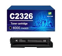 C2326 Cartuccia Toner Con Chip Compatibile Per Lexmark 24B7502 24B7499 24B7500 24B7501. Funziona Con La Stampante C2326 XC2326, Alta Resa 6000 Pagine,Black-1 Pack