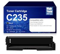 C235 006R04391 Cartucce toner nero Nessun chip Toner ad alta resa Funziona per Xerox C230 C235 Stampanti 3000 pagine,Black-1PC