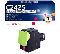 C2425 Cartucce di Toner ad alta Capacità Compatibili per Lexmark C2325 MC2325 C2425 MC2425 MC2535 MC2640 Stampanti, Varie Specifiche Disponibili,Magenta