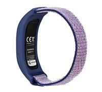 C2D JOY Sport Mesh Nylon Band Compatibile con Garmin Vivofit 4 Tracker Bande di Ricambio con Custodia (M, Blu Notte)