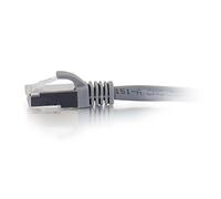 C2G 0,3 m (Arrotolato schermato Cat. 6A SSTP, Cavo di Rete Patch, Colore: Nero Grigio Grigio 5 m
