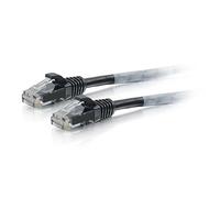 C2G 0,5 m-Cavo Non schermato, Cat. 6, (UTP), Cavo di Rete Patch Crossover, Colore: Nero Nero Nero 1 m