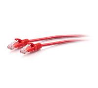 C2G 1ft (0.3m) Cat6a Snagless Unshielded (UTP) Slim Ethernet Network Patch Cable - Red