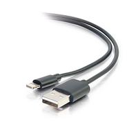 C2G 1m USB A - Lightning m/m Nero
