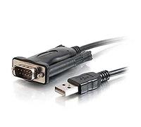 C2G 26887 cavo seriale Nero 1,5 m USB DB9