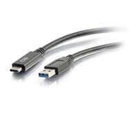 C2G 28831 - Cavo USB 3.0 USB-C a USB-A, M/M, nero (certificato USB IF), 3 m, 0,91 m