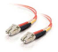 C2G 2m LC/LC LSZH Duplex 50/125 Multimode Fibre Patch Cable cavo a fibre ottiche Arancione