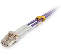 C2G 2m LC/LC OM4 LSZH Fibre Patch - Viola - Cavo patch - LC multi-mode (M) a LC multi-mode (M) - 2 m - fibra ottica - 50/125 micron - OM4 - viola