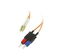 C2G 2m LC/SC LSZH Duplex 62.5/125 Multimode Fibre Patch Cable
