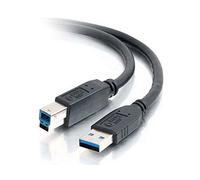 C2G 2m USB 3.0 A Male to B Male Cable cavo USB USB B Nero