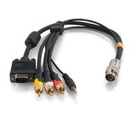 C2G 3ft RapidRun a VGA/Stereo/Composite/RCA Stereo Cable