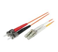 C2G 3m LC/ST LSZH Duplex 62.5/125 Multimode Fibre Patch Cable cavo a fibre ottiche Arancione