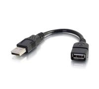 C2G 52119 cavo di interfaccia e adattatore USB2.0-A Nero
