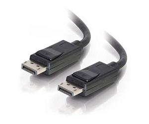 C2G 54405 Cavo DisplayPort con chiusure M/M - Audio Video Digitale, Nero (10,66 metri)