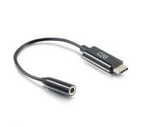 C2G 54426 cavo per telefono mobile Nero 0,09 m USB-C 3,5 mm - Nouvo